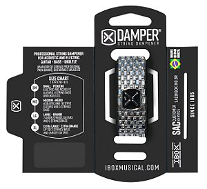 DAMD01 DAMPER IBOX EM POLIESTER ARTISTC LINE - CRYSTAL