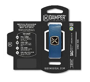 DSMD07 ABAFADOR DAMPER MD DE COURO AZUL