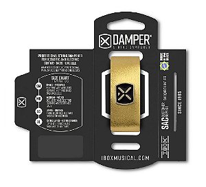 DMMD02 ABAFADOR DAMPER MD COURO DOURADO METALICO