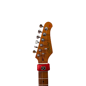 DMMD04 ABAFADOR DAMPER MD COURO VERMELHO METALICO