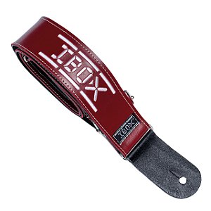 CM504I CORREIA 5CM COURO SINTETICO VERMELHO BORDADO IBOX