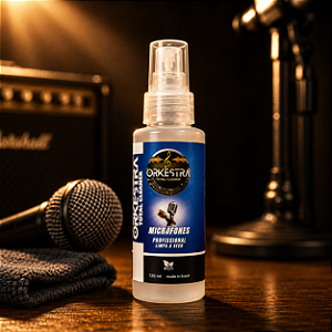 ORKESTRA TOTAL CLEANER MICROFONES LIMPA SECO 120 ML