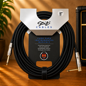 CABO PARA INSTRUMENTO SEIZI ENERGY 3M P10R/ P10A - BLACK