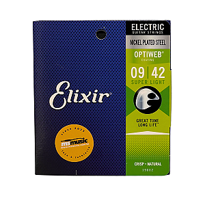 ENCORDOAMENTO PARA GUITARRA ELIXIR OPTIWEB 09 42