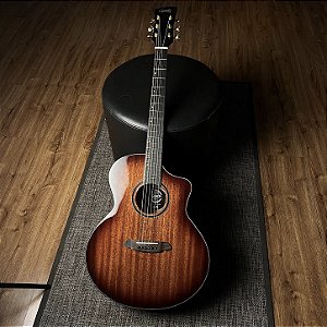 VIOLAO ELETRICO MAGMA 40 - TAMPO EM MAHOGANY - ACABAMENTO GLOSS - EQ 4 BANDAS - TVM1954