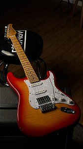 GUITARRA ELET SEIZI VINTAGE BUDOKAN PLUS HSS - FLAMED HERITAGE CHERRY SUNBURST