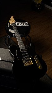 GUITARRA ELET SEIZI VINTAGE SAITAMA TL - PH - BLACK GOLD