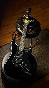 GUITARRA ELET SEIZI FUN VINTAGE BUDOKAN HSS - PH - ALL BLACK/ BLACK PG