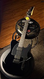 GUITARRA ELET SEIZI KATANA KABUTO HH TL - PH - ALL BLACK