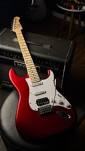 GUITARRA SHELTER ST BASSWOOD HSS - VERMELHA CAPTADORES WILKINSON
