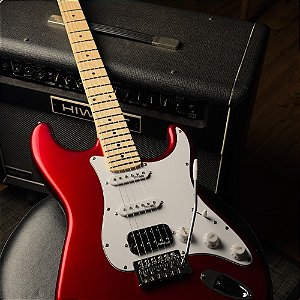 Guitarra Shelter SSW HSS Wilkinson Vermelha CAB