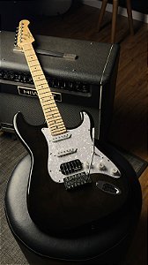 GUITARRA SHELTER ST ASH HSS PRETA CAPTADORES WILKINSON