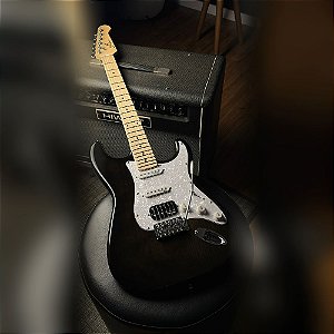 Guitarra Shelter SSW Ash Pro HSS Wilkinson Transparent Black