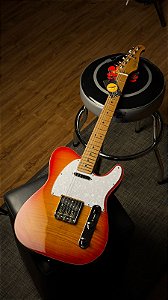 GUITARRA ELET SEIZI VINTAGE SAITAMA PLUS TL - FLAMED HERITAGE CHERRY SUNBURST