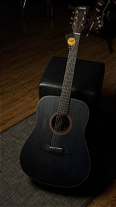 VIOLAO ELETRICO CORAL 41 - TAMPO SOLIDO EM SPRUCE - DARK SPRUCE - EQ 3 BANDAS - VGAC1954DS41