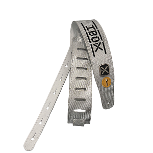 CLL607I CORREIA EM COURO LEGITIMO ARTIST SILVER SHINE LOGO IBOX