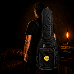 BAG P/ VIOLÃO SUPER LUXO - CH100 PRETO - U