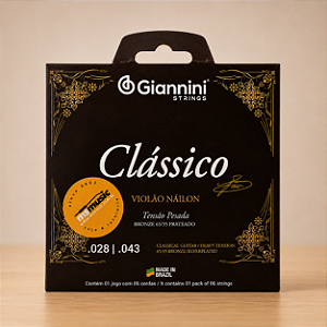 ENCORDOAMENTO VIOLAO NYLON GENWPA - CLASSICO - GIANNINI
