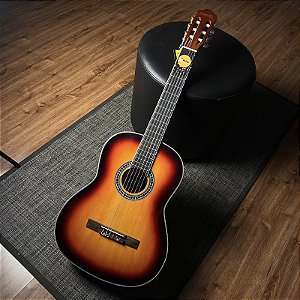 Violão Clássico Acustico Lorenzzo Nylon Nat Sunburst