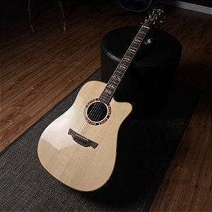 VIOLAO FOLK CUTAWAY T/SOLID SPRUCE B/S ROSEWOOD EQ DS-2 PRO+ STG D-20CE PRO C/BAG M-LINE CRAFTER