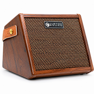 Amplificador Custom Sound Mini 15 Bluetooth para Violão e Voz – Natural