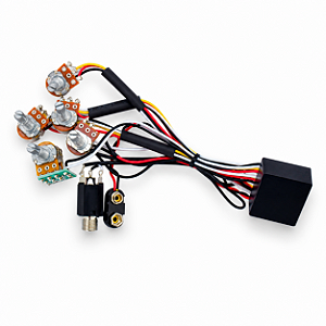 Circuito Ativo Custom Sound CCB9060-BK para Contrabaixo 3 Bandas