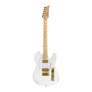 Guitarra Seizi Katana Kabuto TL Alexandre Almeida White Gold com Bag