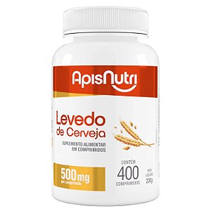Levedo De Cerveja 500mg 400 Comprimidos