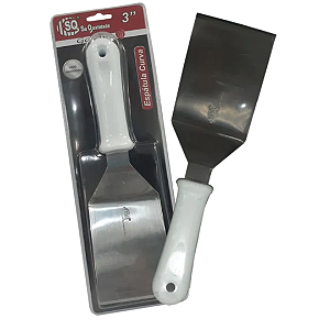 Espátula Curva 3 Polegadas Cozinha Chapa Lanche Chapeiro