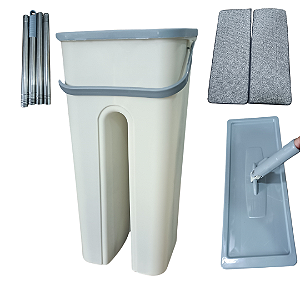 Mop  Lava e Seca com Refil Extra de Microfibra 360 graus