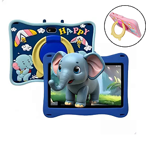 Tablet Kids 7" 6GB+64GB Android Wi-Fi Capa Protetora