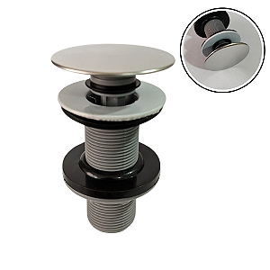 Valvula Inteligente Click P/ Cubas De Banheiro 4cm Diâmetro
