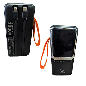 Power Bank Carregador Portátil Turbo Bateria 30.000mah
