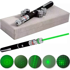 Super Caneta Laser Pointer Verde Longo Alcance Forte