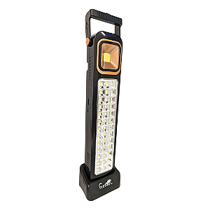 Luz Emergência Lanterna Recarregável Solar 5 Modos 39 Leds