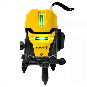 Nivel A Laser Auto Nivelador Luz Verde 5 Linhas Esquadro 360