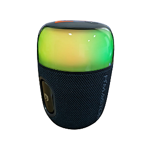 Caixa De Som Hmaston 10w Potencia Led Rgb Bluetooth