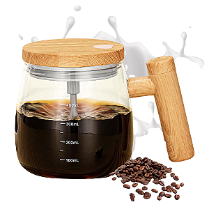 Copo Misturador Elétrico Automático 400ml com Tampa