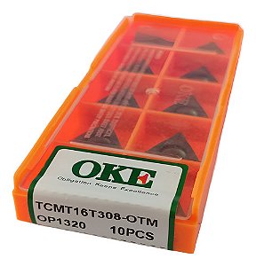 10 Un Inserto Pastilha Oke Tcmt16t308 - Otm Op1320 Oke
