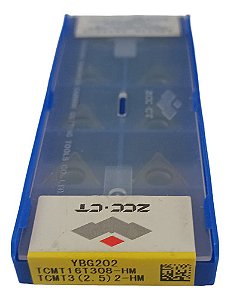 10 Un Inserto Pastilha Interna Zcc Tcmt16t308 - Hm Ybg202