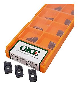 Inserto Pastilha  Fresamento Apmt1135 Pder - M2l Op 1315 Oke