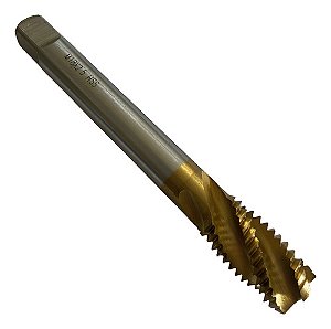 Macho Maquina Rosca M18 X 2,5mm Tin Ponta Helicoidal Hss