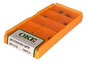 Inserto Pastilha Videa Spgt 050204 - Qpm Op1215 Oke Tmax