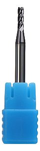 Fresa Topo Metal Duro Ø 2,5mm 45hrc Cobertura Tialn