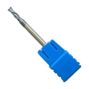 Fresa Topo Metal Duro 3mm 2 Cortes 45hrc Cobertura Tialn
