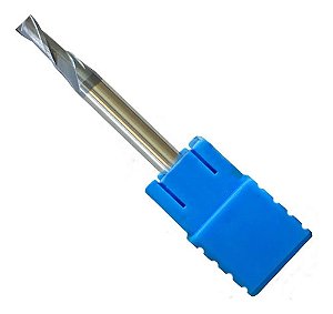 Fresa Topo Metal Duro 3,5mm 2 Cortes 45hrc Cobertura Tialn