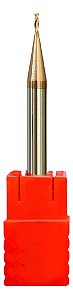 Fresa Topo Metal Duro 1,5mm 2 Cortes 55hrc Tisin