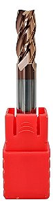 Fresa Topo Metal Duro 10mm 4 Cortes 55 Hrc Altin