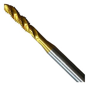 Macho Maquina Rosca M10 X 1,5 Canal Helicoidal Hss Tin