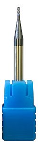 Fresa Topo Metal Duro Ø 1,5mm 4 Cortes Com Cobertura 45hrc